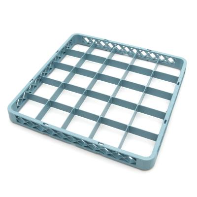 Maxima Rozšiřující skleněný stojan do myčky nádobí - 50 x 50cm - 25 přihrádek |  09507111